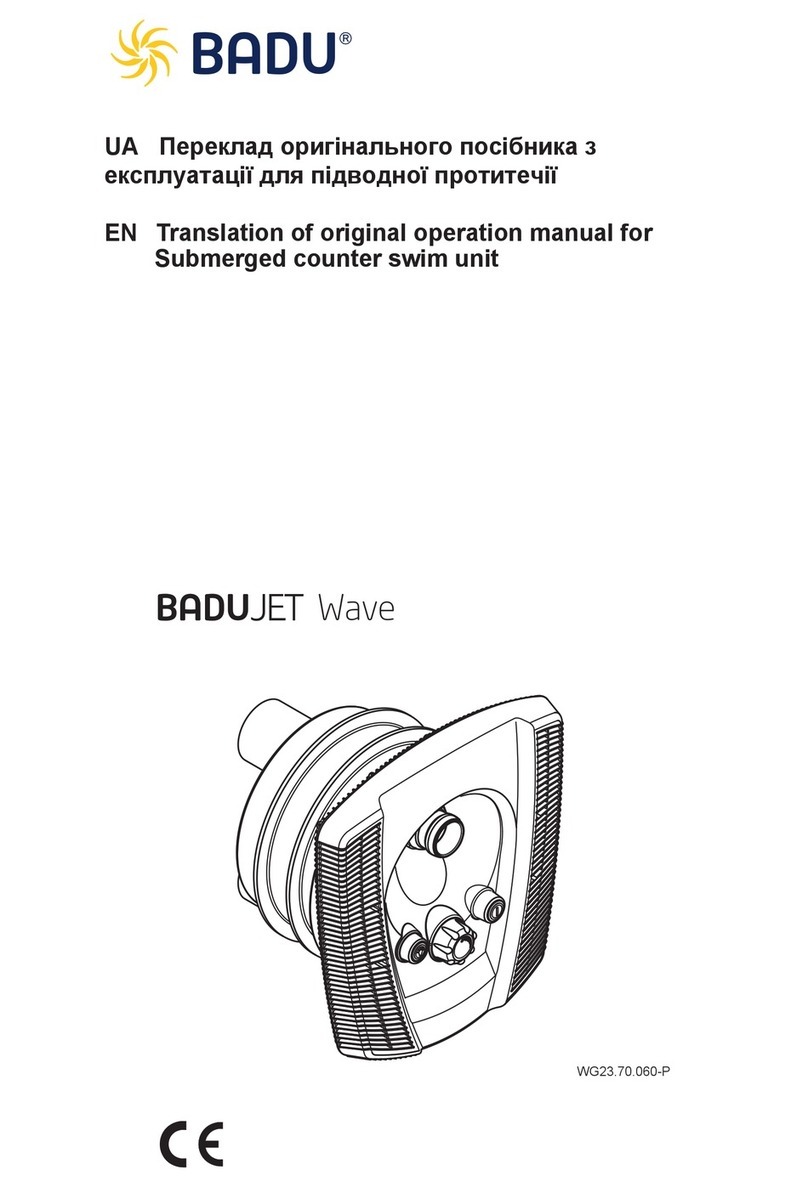 Speck pumps BADU JET Operation manual