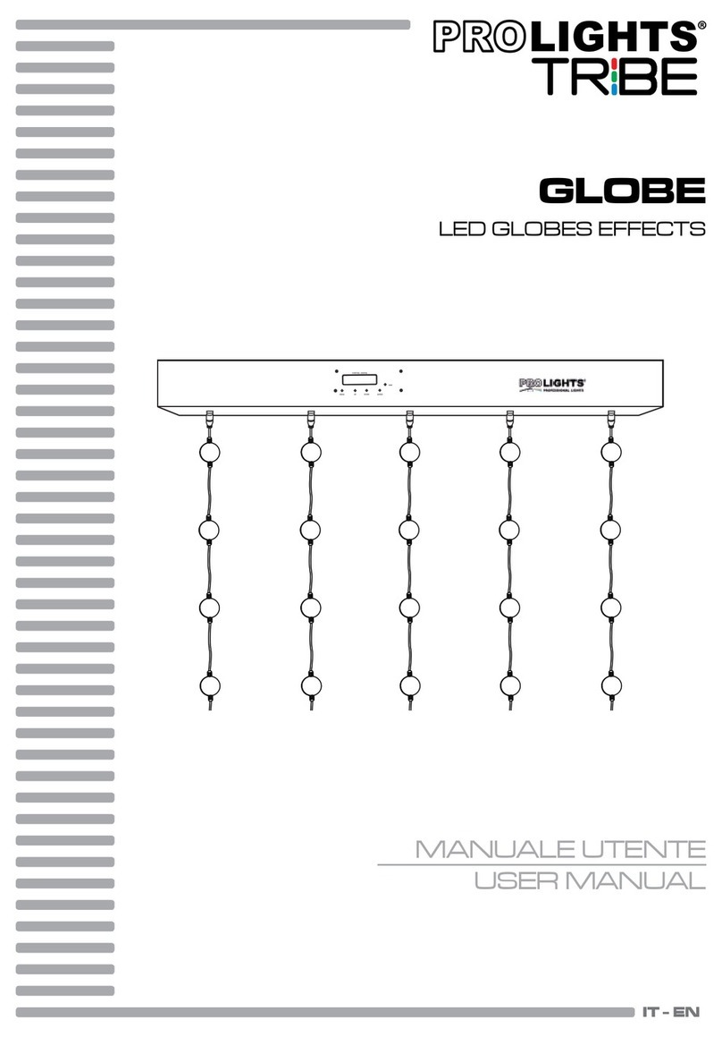 Prolights Tribe GLOBE user manual