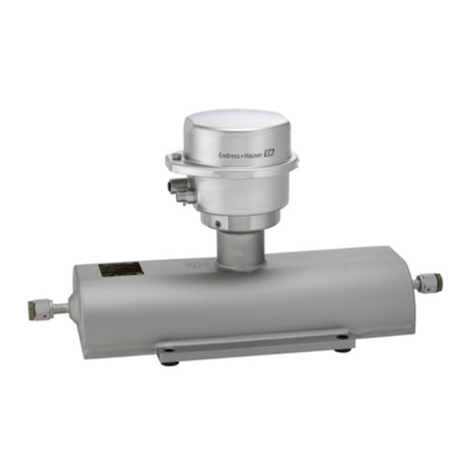 Endress+Hauser Proline Promass A 100 User manual