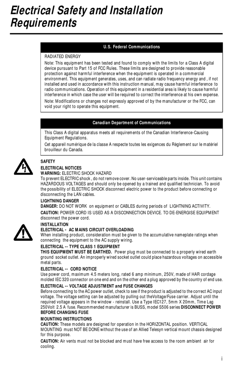 Allied Telesis TurboStack AT-TS06F Series installation manual