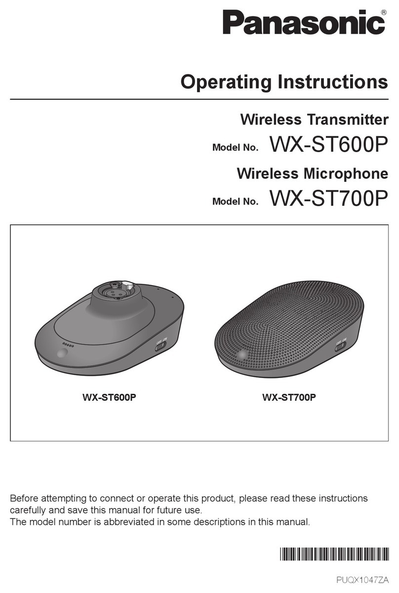 Panasonic WX-ST600P User manual Panasonic WX-ST600P User manual