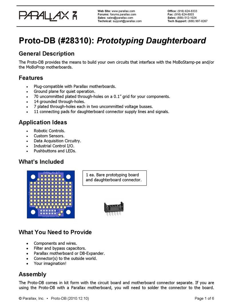 Parallax Proto-DB User manual