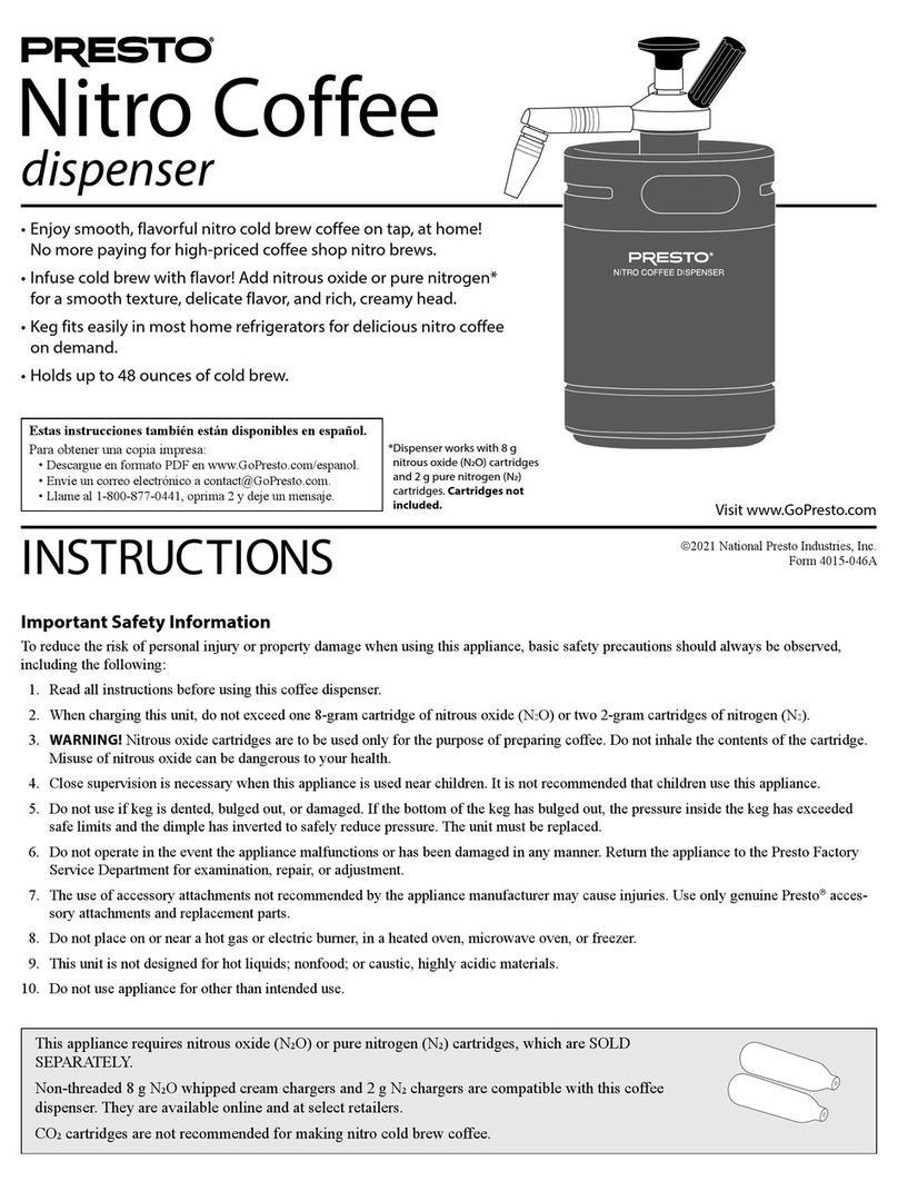 Presto 02939 User manual