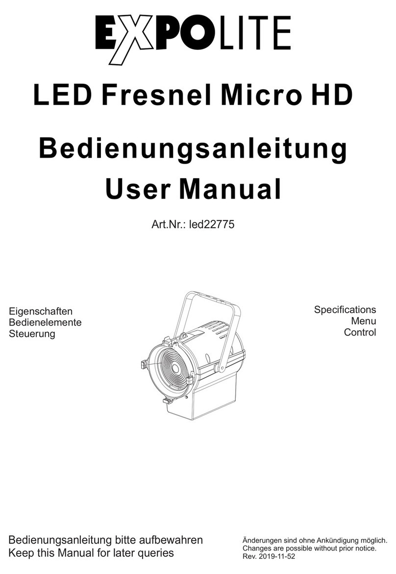 Expolite led22775 user manual