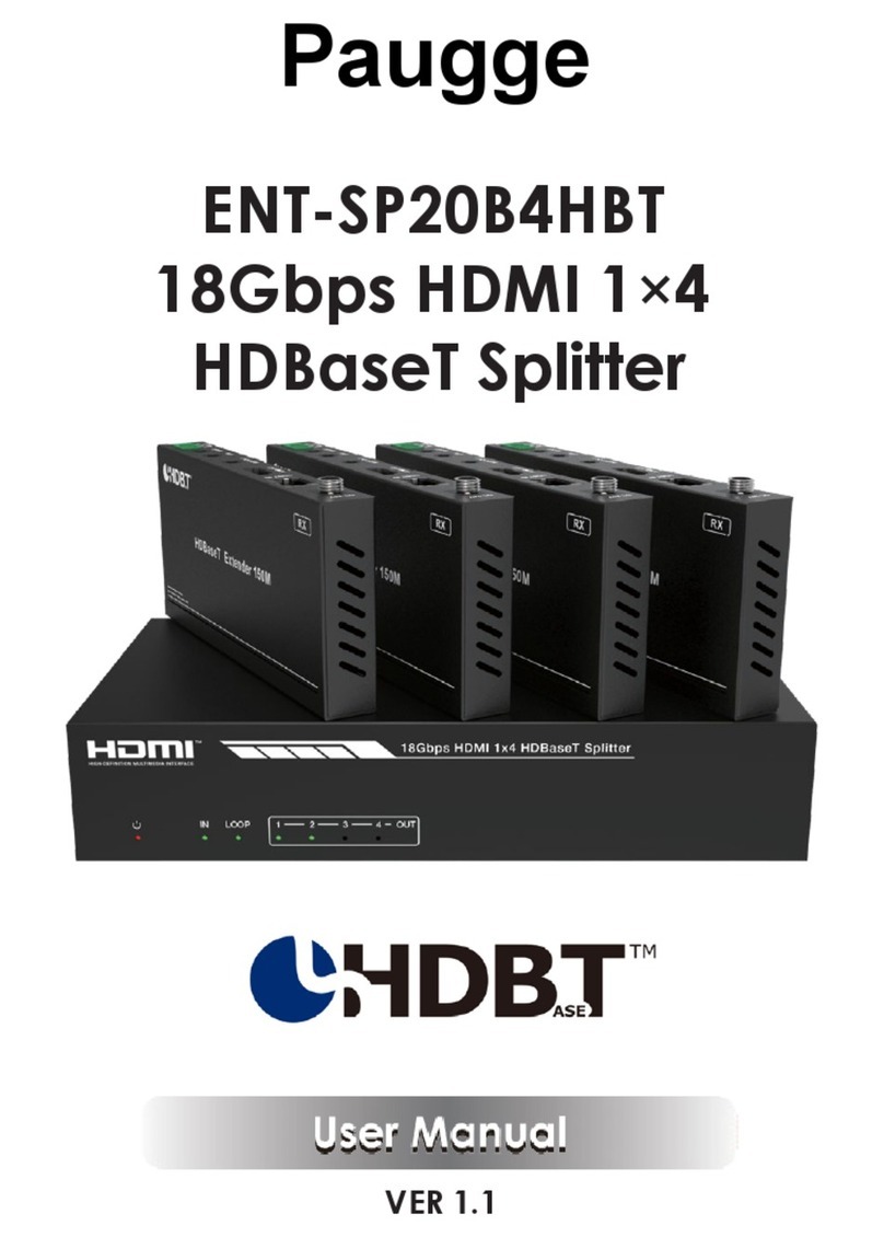 Paugge ENT-SP20B4HBT user manual