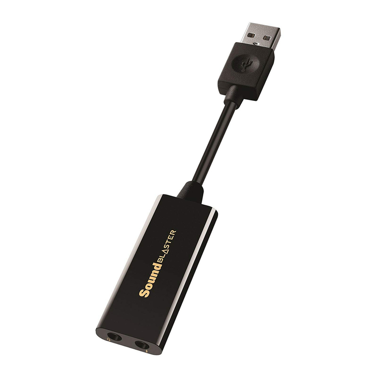 Creative Sound Blaster PLAY! 3 User manual