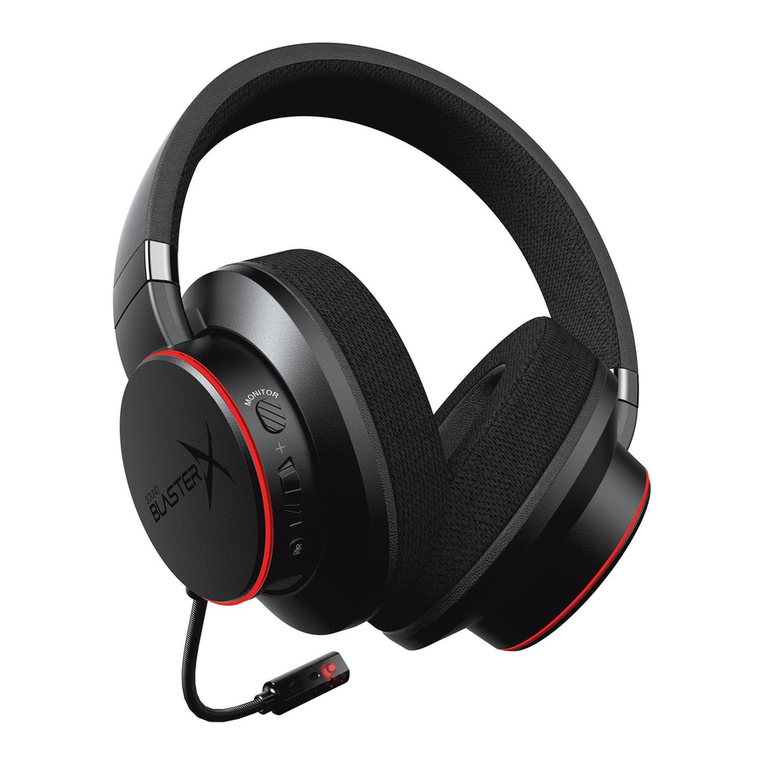 Creative Sound BlasterX H6 quick start guide