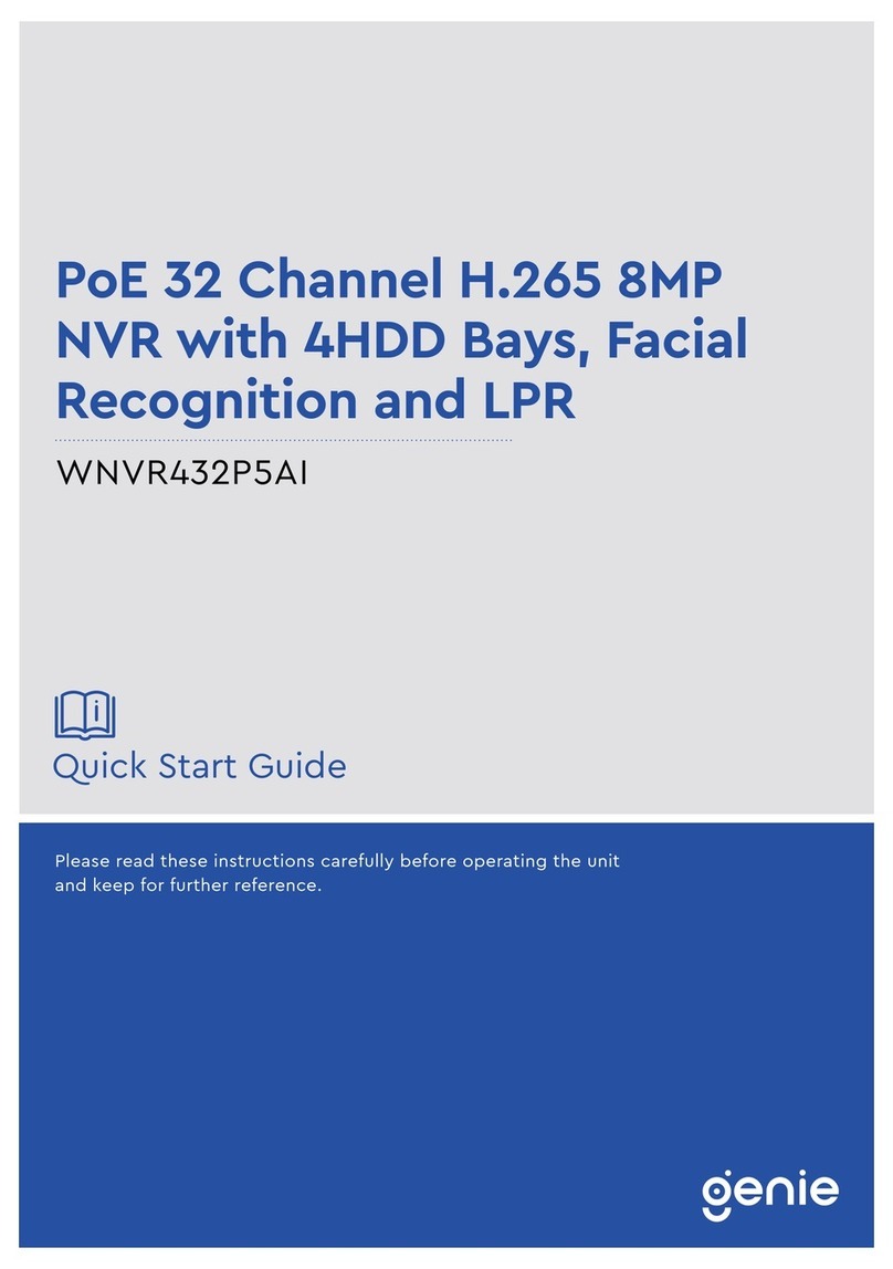 Genie WNVR432P5AI User manual