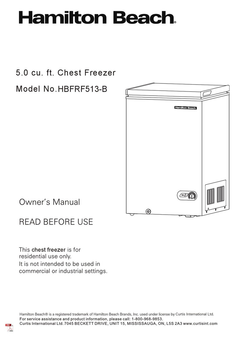 Hamilton Beach HBFRF513-B owner's manual