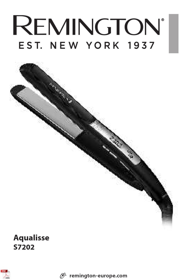 Remington Aqualisse S7202 User manual