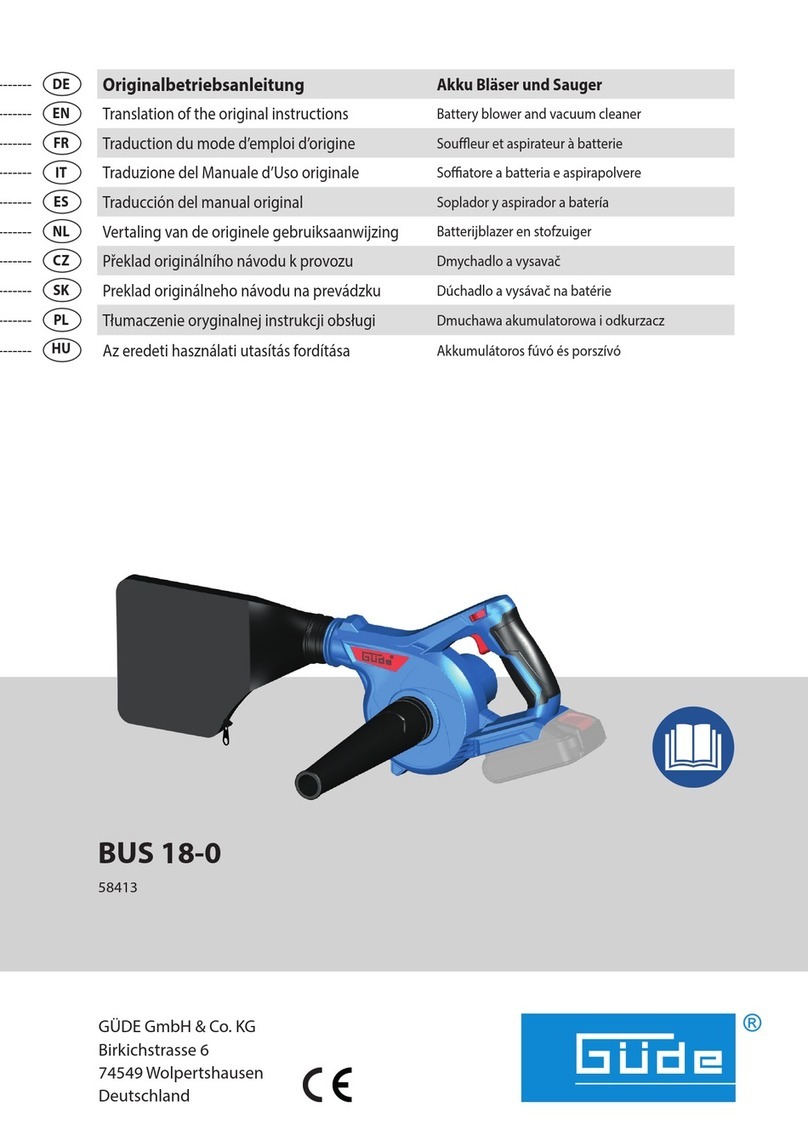 GÜDE BUS 18-0 Translation of the original instructions