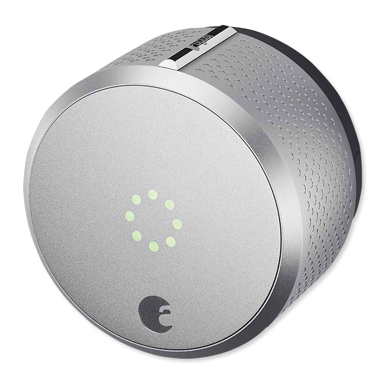 August Smart Lock Pro 3rd Gen User manual