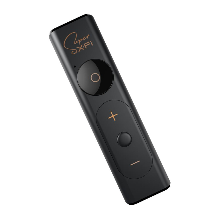 Creative Sound Blaster X1 quick start guide