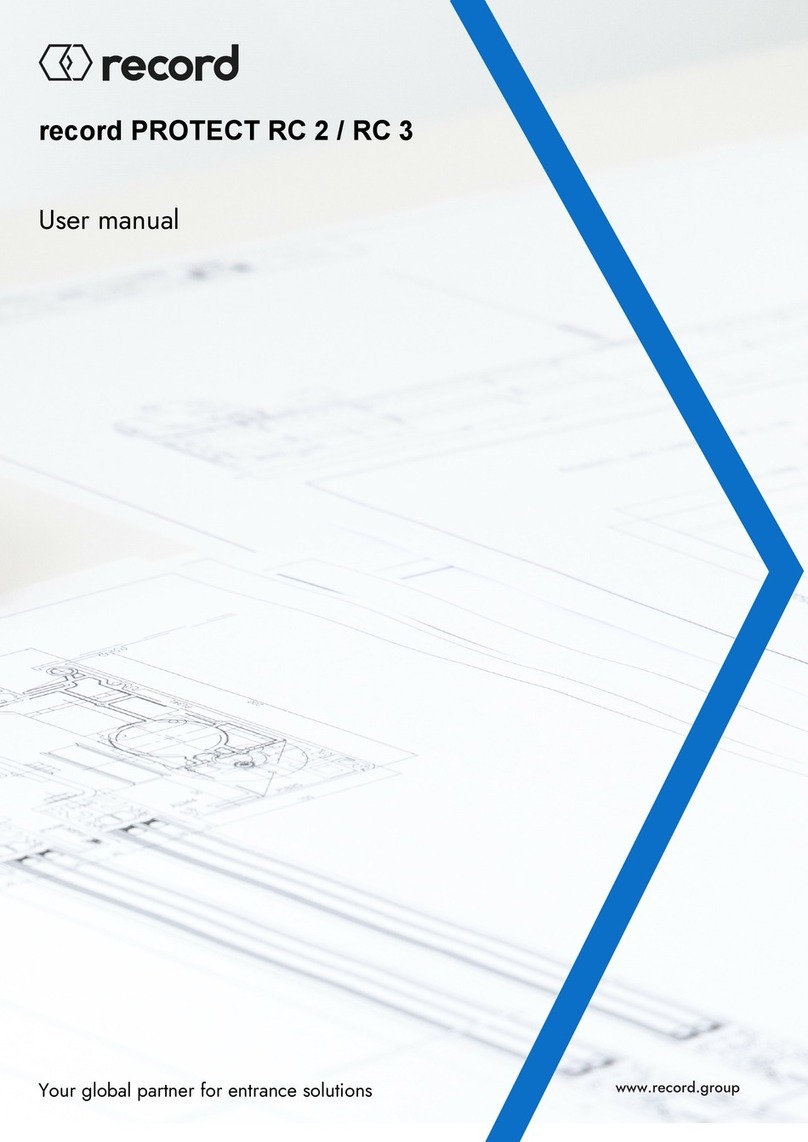 Record PROTECT RC 2 user manual