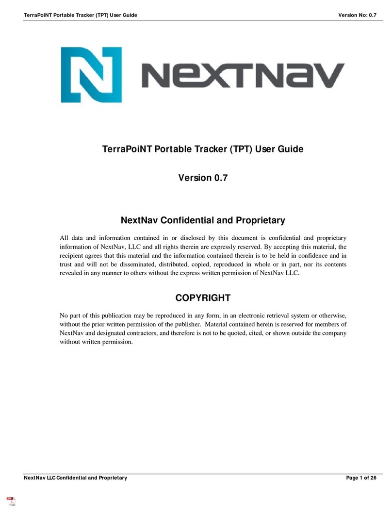 NextNav TerraPoiNT User manual