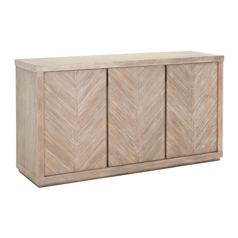 Essentials For Living ADLER MEDIA SIDEBOARD User manual