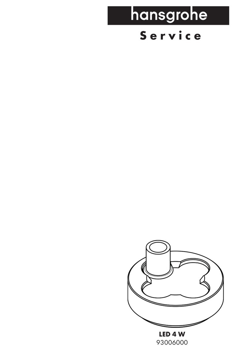 Hans Grohe LED 4 W 93006000 manual Hans Grohe LED 4 W 93006000 manual
