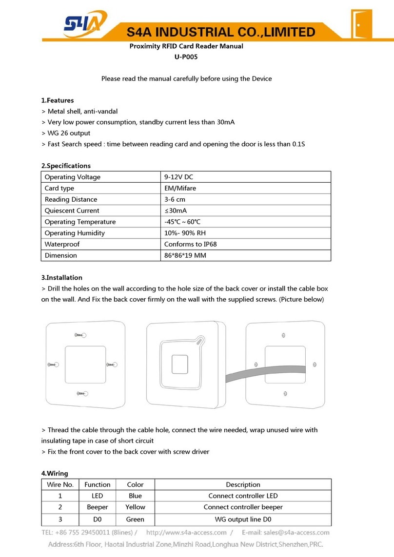 S4A U-P005 manual