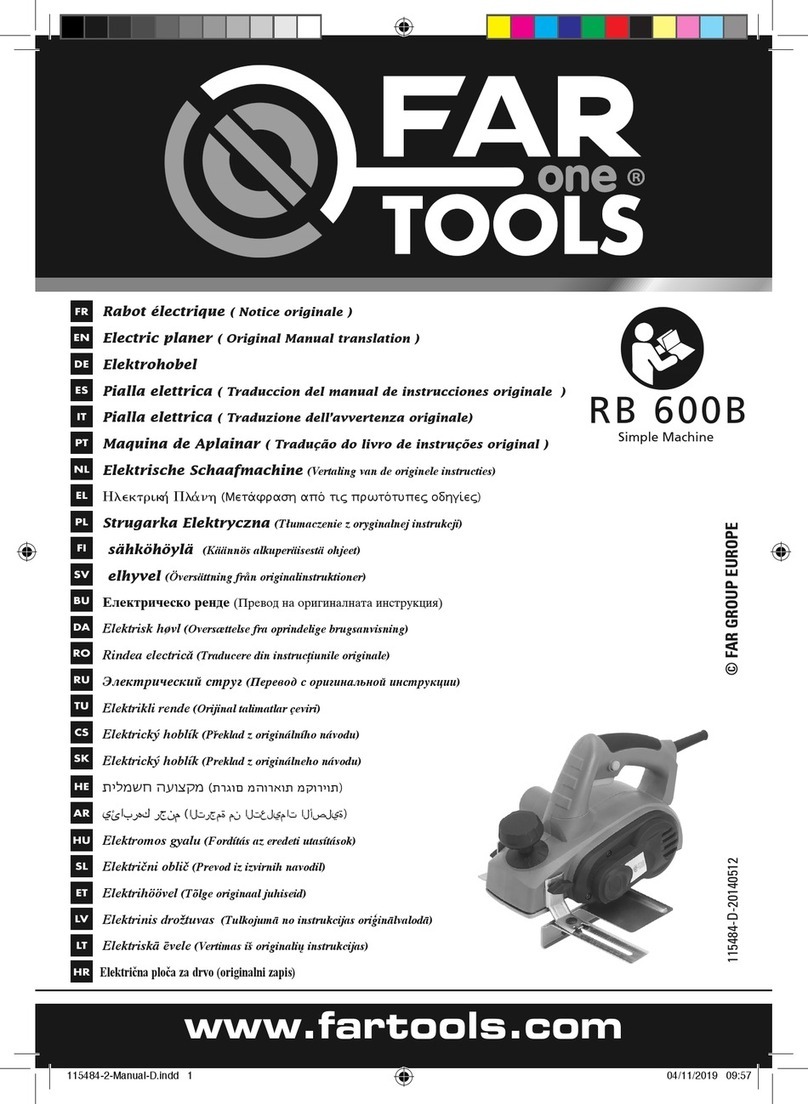 Far Tools RB 600B Use and care manual