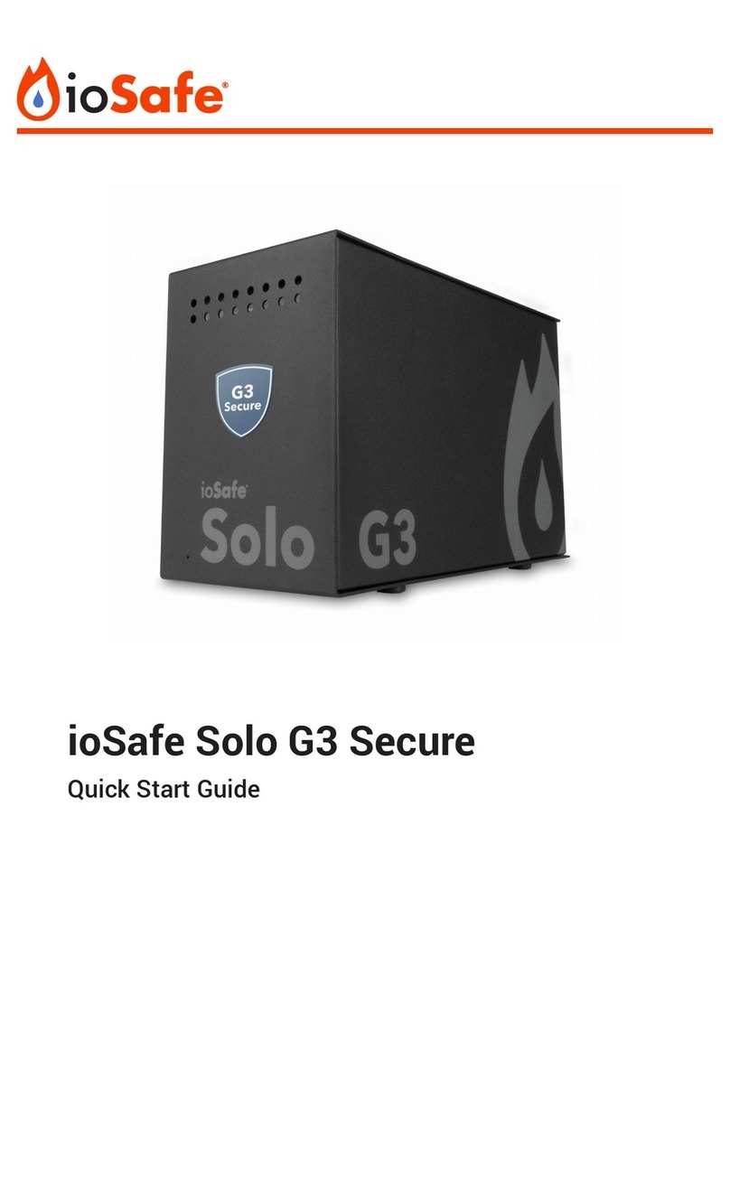 ioSafe Solo G3 Secure User manual