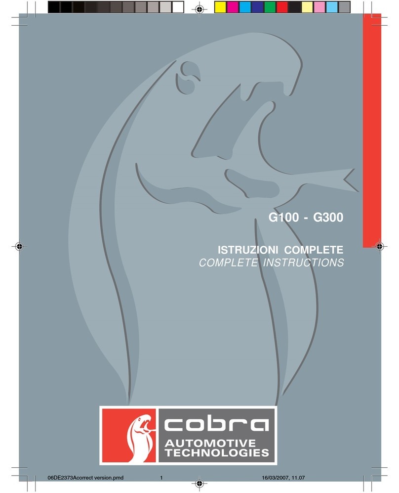 Cobra G100 Complete instructions