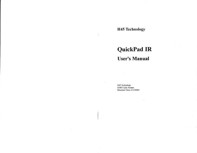 H45 Quickpad IR user manual
