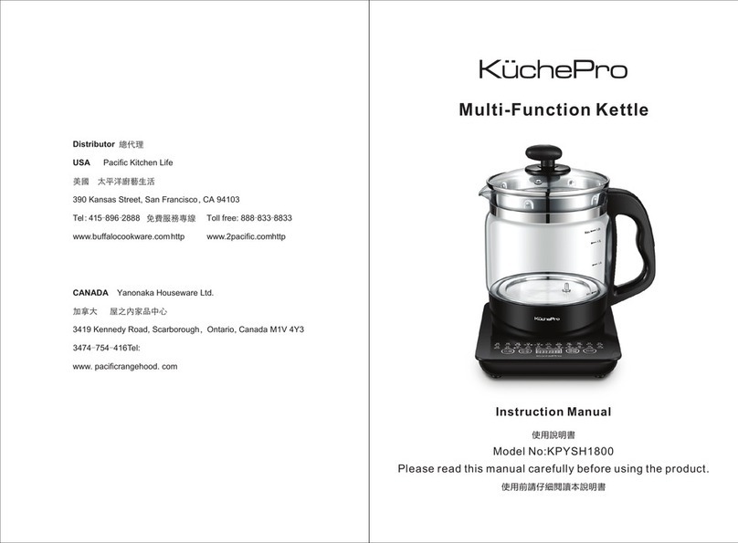 KuchePro KPYSH1800 instruction manual