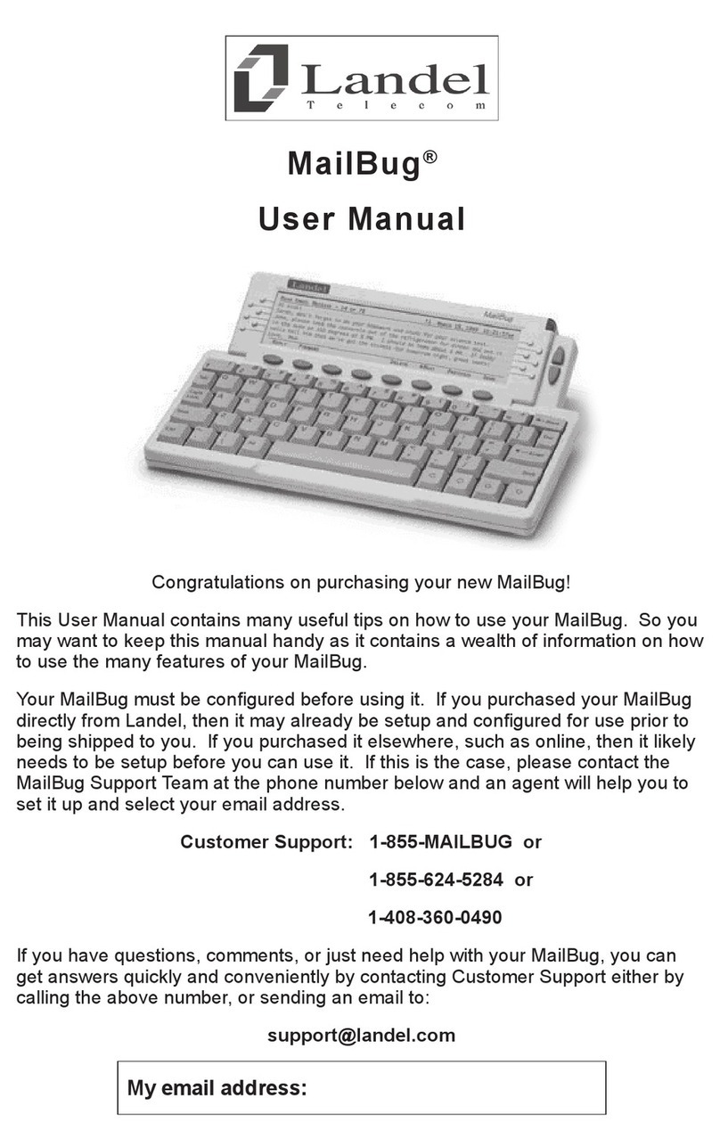 Landel MailBug User manual