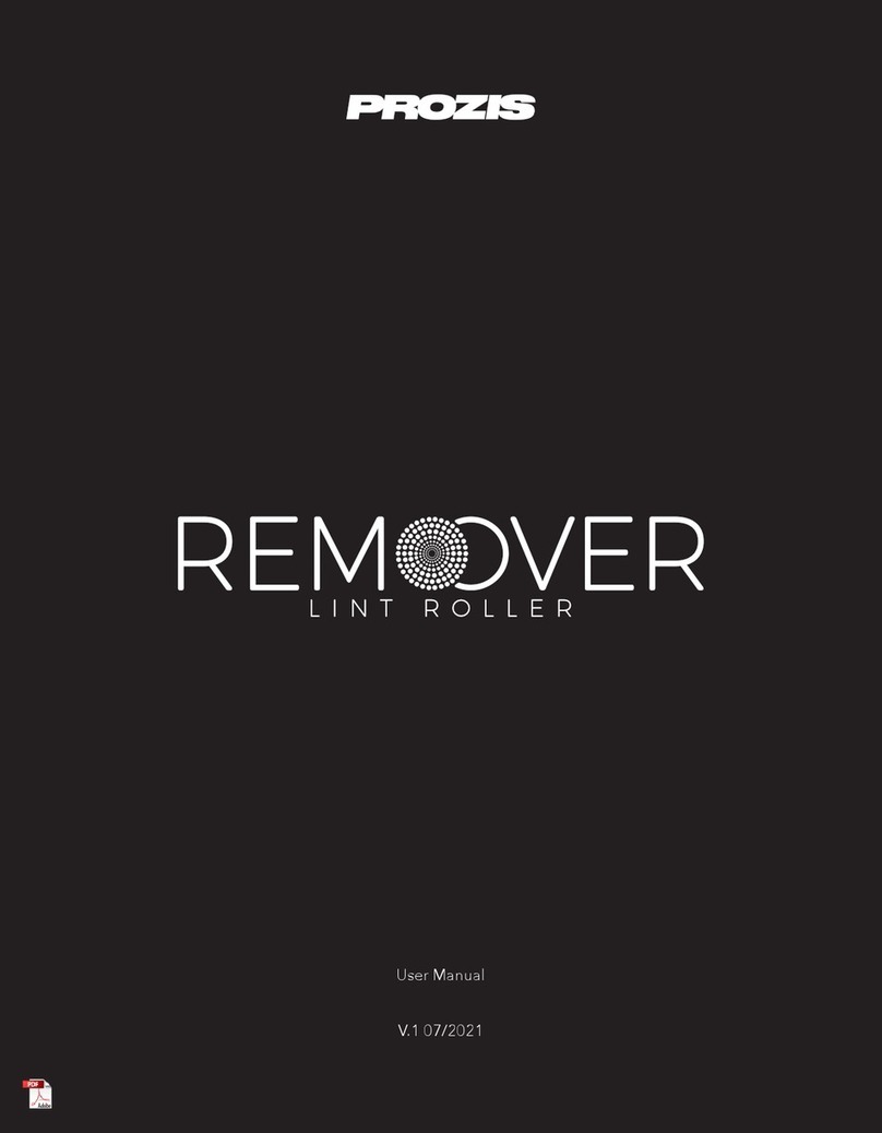 PROZIS REMOOVER user manual