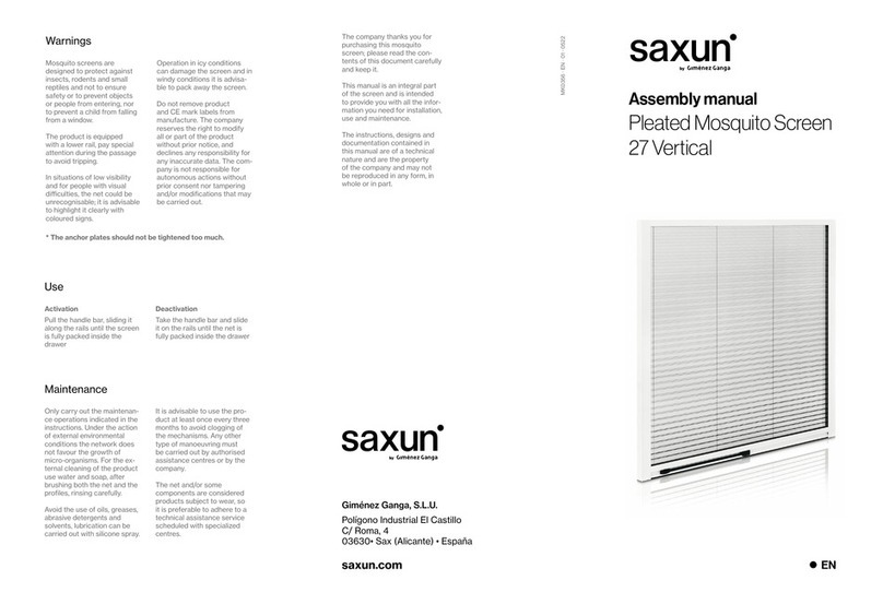 Gimenez Ganga Saxun 27 Vertical Assembly manual