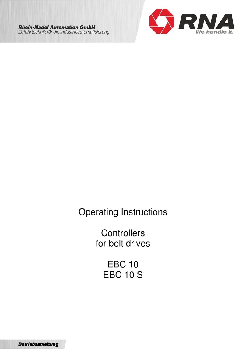 RNA EBC 10 User manual