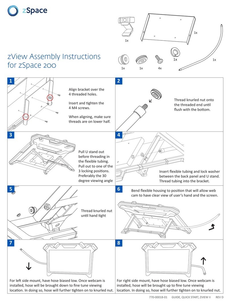 zSpace zView Assembly instructions