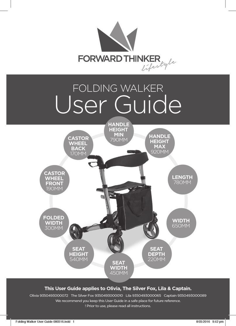 FORWARD THINKER lifestyle Olivia user guide