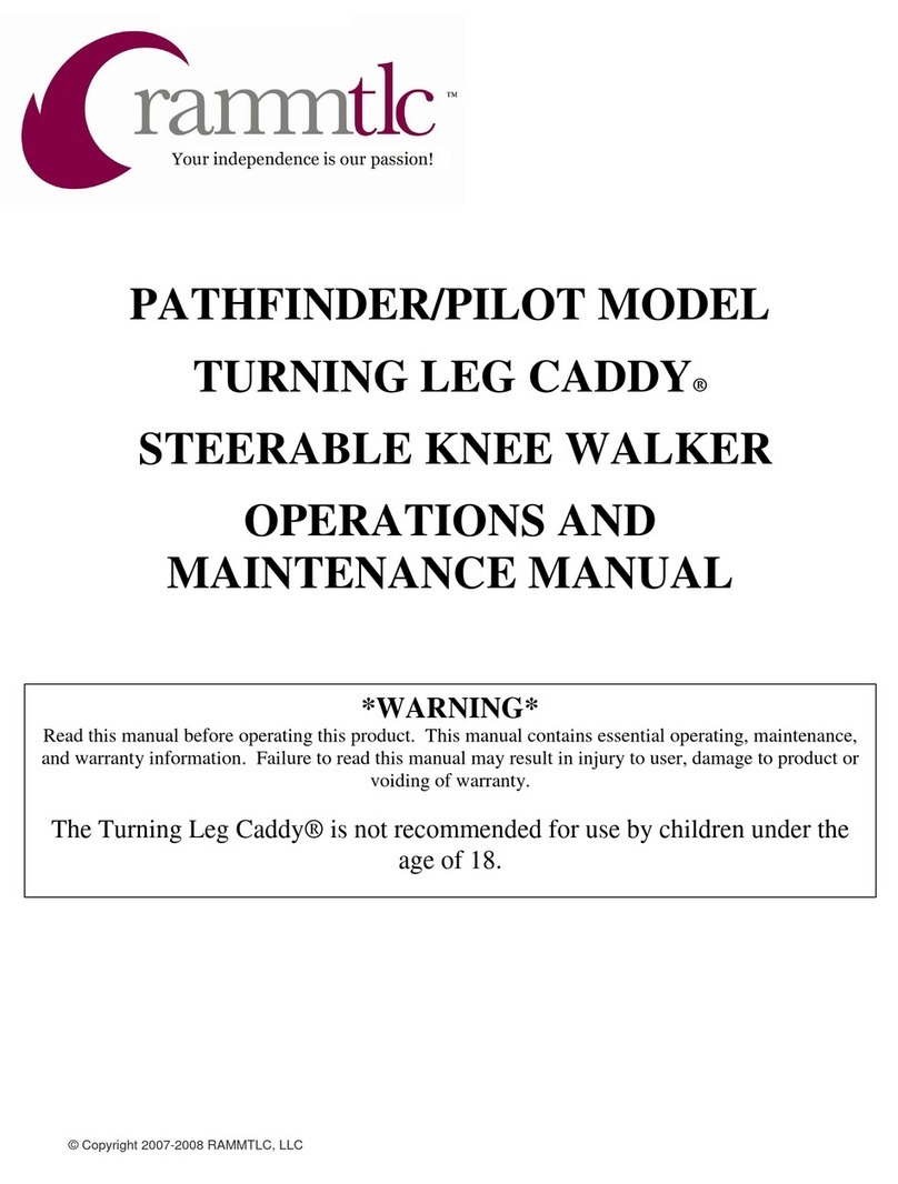 RAMMTLC Turning Leg Caddy Pathfinder Operation and maintenance manual