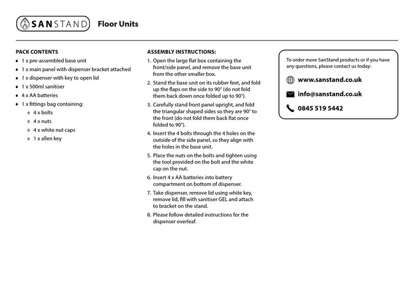 SANSTAND AUTDISP User manual