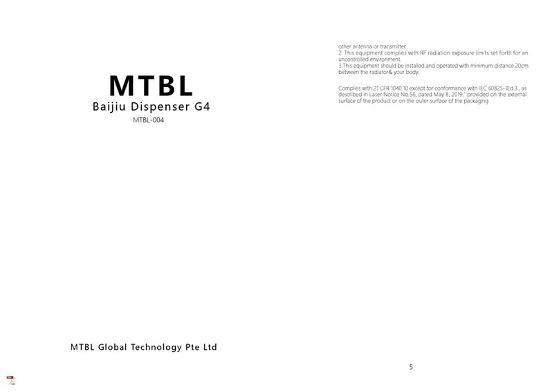 MTBL Baijiu G4 quick start guide
