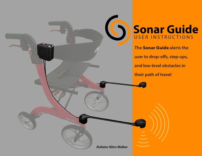Sonar Guide Rollator Nitro Walker User instructions