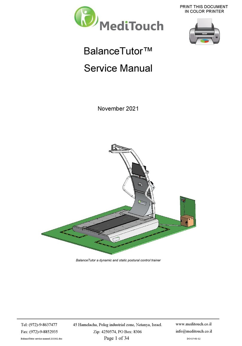 MediTouch BalanceTutor Service manual