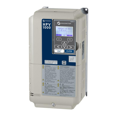 Magnetek Elevator HPV1000 AC Parts list manual