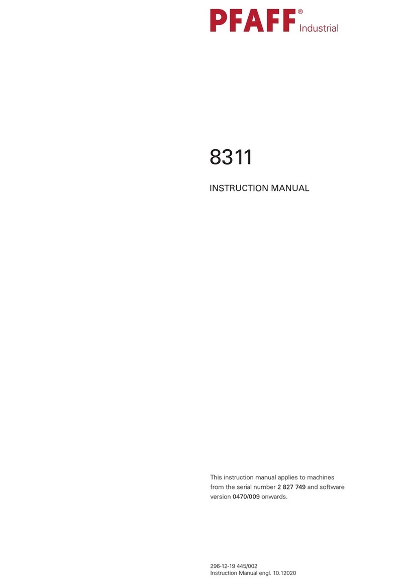 PFAFF silberblau 8311 instruction manual
