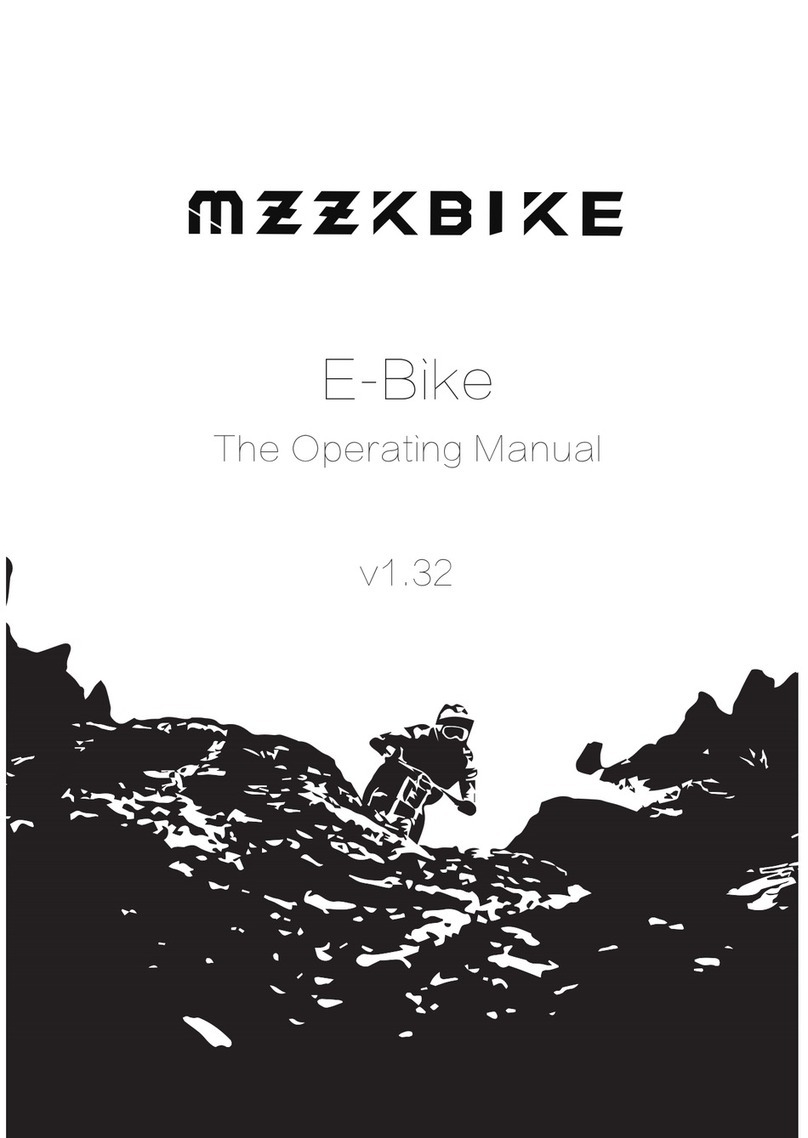 MZZKBIKE COMET operating manual