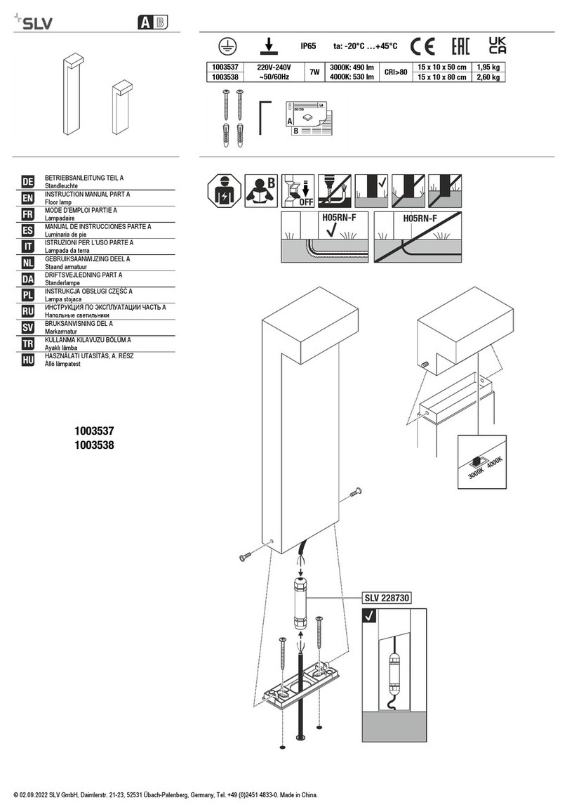 SLV L-LINE 1003537 instruction manual SLV L-LINE 1003537 instruction manual
