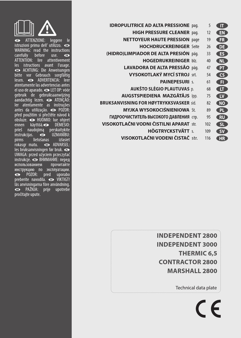 Lavor INDEPENDENT 2800 Translation of the original instructions