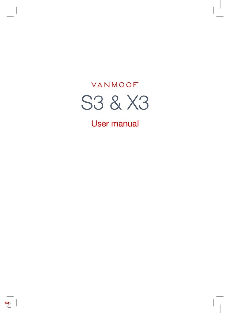 VANMOOF X3 User manual