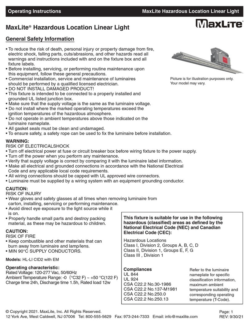 MaxLite HL-LI2440UEM0 User manual