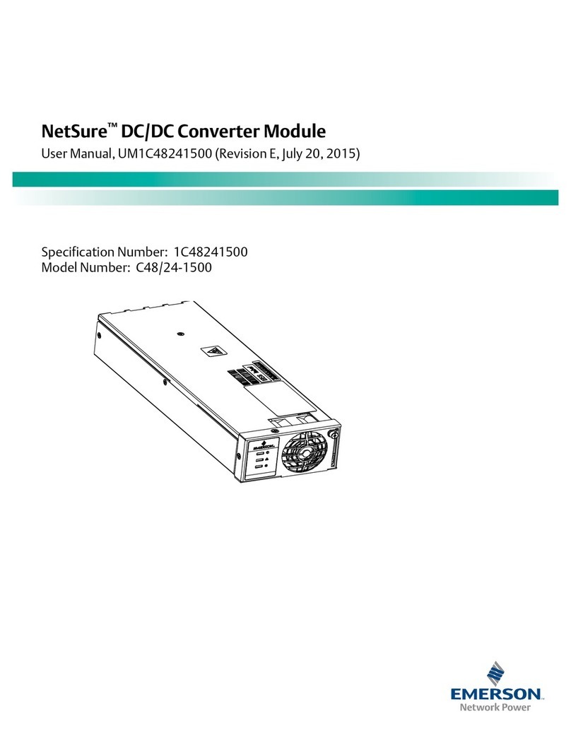 Emerson NetSure C48/24-1500 user manual