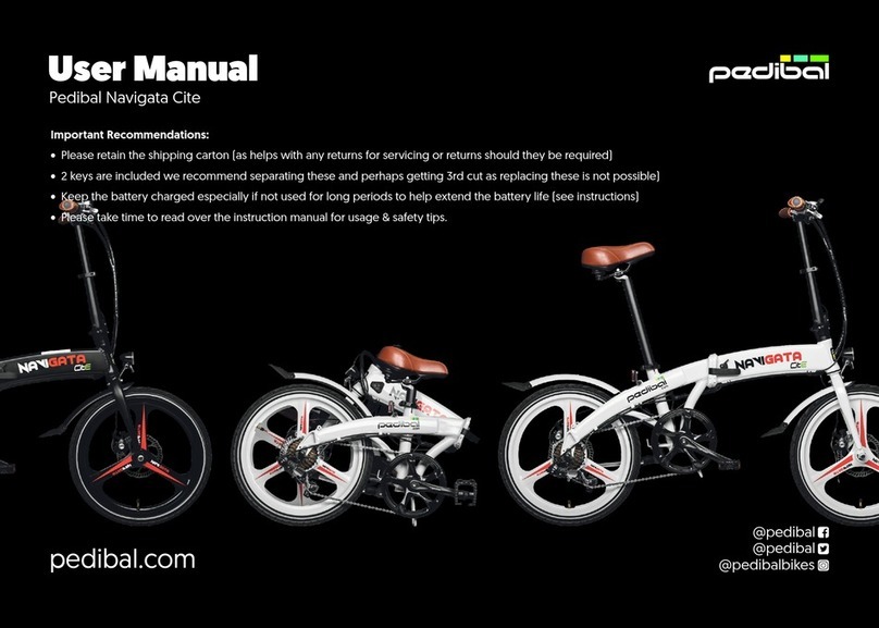 Pedibal Navigata Cite User manual