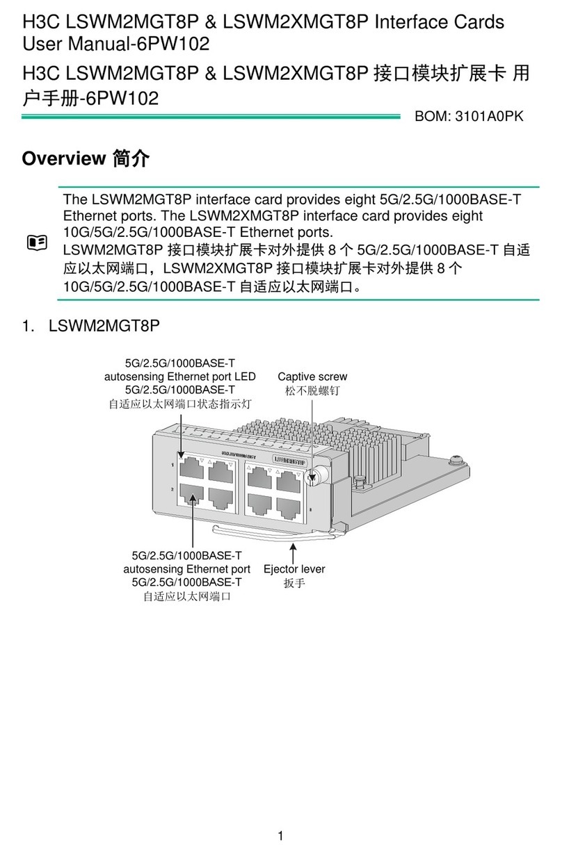 H3C LSWM2MGT8P user manual
