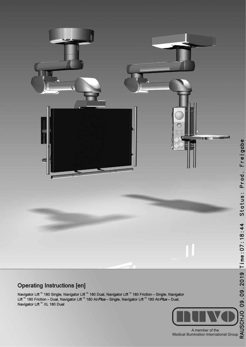 Nuvo Navigator Lift 180 Single operating instructions
