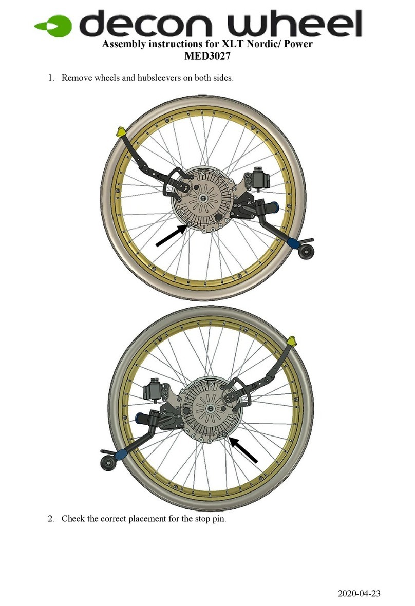Decon wheel XLT Nordic User manual Decon wheel XLT Nordic User manual